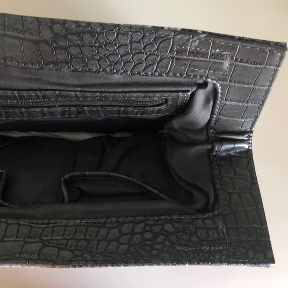 Brand-New Gray Python-Printed Mini Bag - Picture 4 of 5